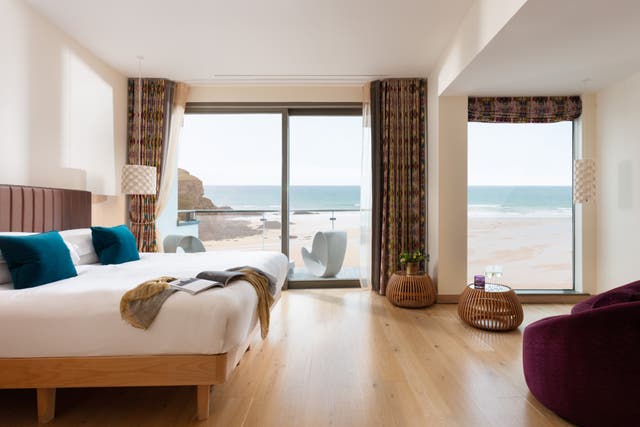 <p>Wake up to stunning sea views at The Scarlet Hotel in Magwan Porth </p>